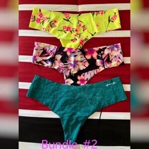 Victoria Secret Printed Thongs